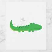 Alligator Weinetikett (Einzelnes Label)