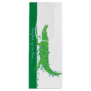Alligator-Weinflaschen-Geschenktasche Geschenktüte Für Weinflaschen
