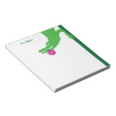 Alligator Whimsical Notepad Notizblock (angewinkelt)