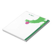 Alligator Whimsical Notepad Notizblock (Rotiert)