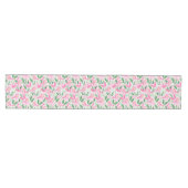 Alligator Wine Pink Green Preppy Mittelgroßer Tischläufer (Horizontal)