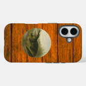 Alligator Wood Grain iPhone 16 Fall Case-Mate iPhone Hülle (Rückseite (Horizontal))