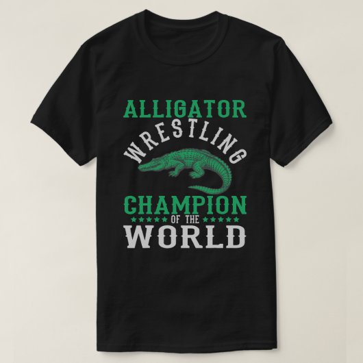 Alligator Wrestling Gator Wrestling Alligator T-Shirt (Design vorne)