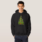 Alligator Xmas Lights Santa Alligator Christmas T Hoodie (Vorne ganz)