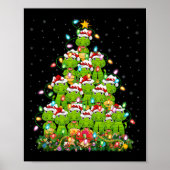 Alligator Xmas Tree Lighting Santa Alligator Chris Poster (Vorne)