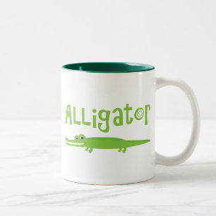 Alligator Zweifarbige Tasse