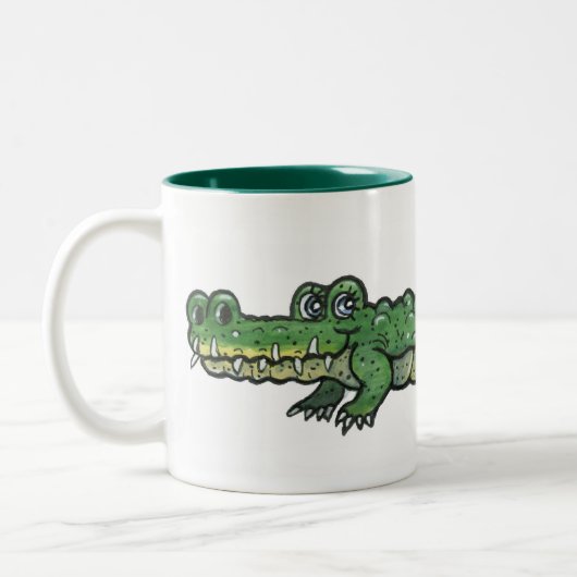 Alligator Zweifarbige Tasse (Links)