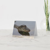 Alligatoranmerkungs-Karte Karte (Vorderseite)