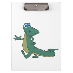 AlligatorCartoon Klemmbrett