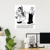 Alligatoren als Entwässerungsreiniger Poster (Heimbüro)