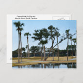 Alligatoren auf dem Golfplatz Osprey Point Postkarte (Vorne/Hinten)