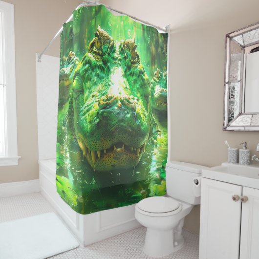 Alligatoren Duschvorhang (Beispiel)