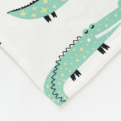 Alligatoren Fleecedecke (Ecke)