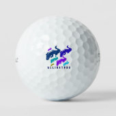 Alligatoren Golfball (Vorderseite)
