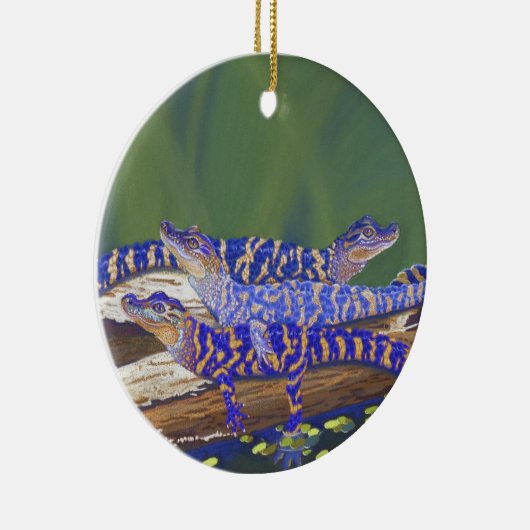 Alligatoren Keramikornament (Rechts)