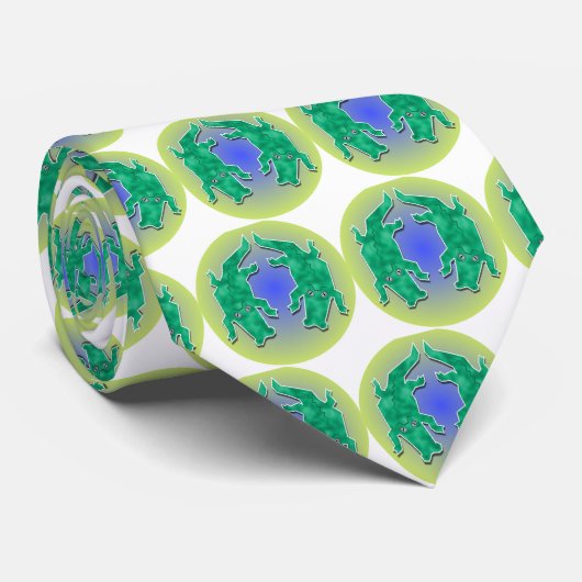 Alligatoren Krawatte (Gerollt)