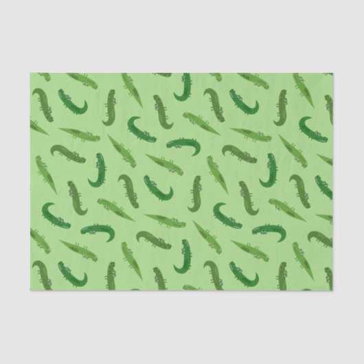 Alligatoren Seidenpapier (Vorderseite)