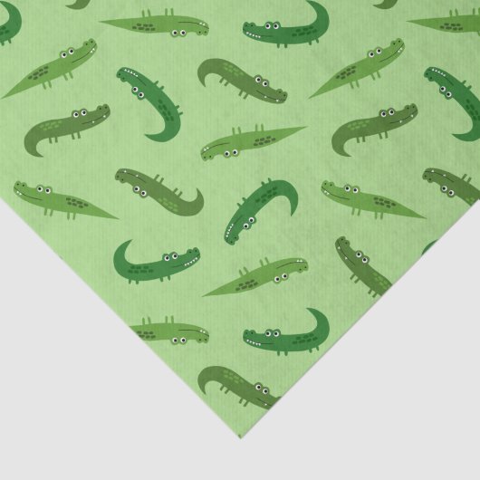 Alligatoren Seidenpapier (Ausschnitt)