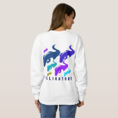 Alligatoren Sweatshirt (Schwarz voll)