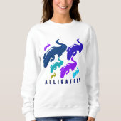 Alligatoren Sweatshirt (Vorderseite)