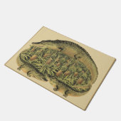 Alligatoren und Ananas, Willkommen, Fußmatte (Schrägansicht)