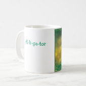 Alligatoren und Lilie Kaffeetasse (Vorderseite Links)