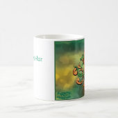 Alligatoren und Lilie Kaffeetasse (Mittel)