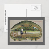 Alligatoren und Straußenfarm in Florida Postkarte (Vorne/Hinten)