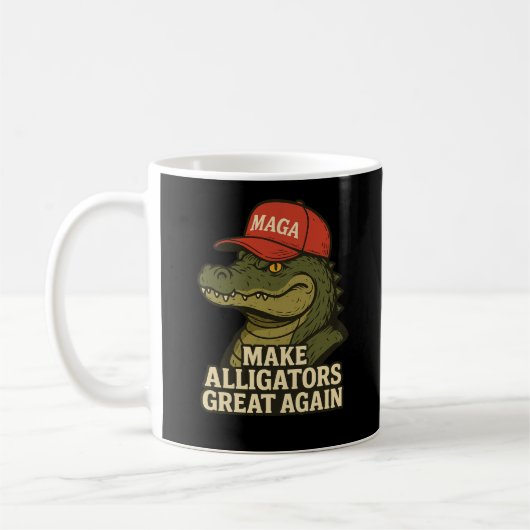 Alligatoren wieder großartig machen - klassischer  kaffeetasse (Links)