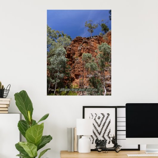 Alligatorengraben Poster (Heimbüro)