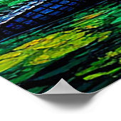 Alligatorenrane bei Sonnenuntergang Poster (Ecke)