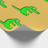 Alligatorentwurfs-Packpapier Geschenkpapier (Ecke)