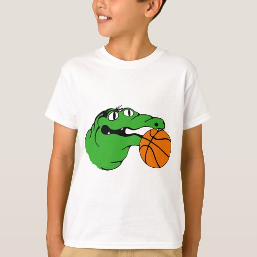 Alligatorgang BASKETBALL keine Wörter T-Shirt (Vorderseite)