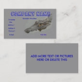 Alligatorgeschäft Visitenkarte (Vorne/Hinten)