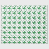 Alligatorgeschenkverpackung Geschenkpapier (Flach)