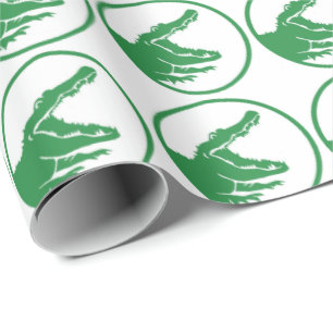 Alligatorgeschenkverpackung Geschenkpapier