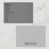 Alligatorgrauer Reptil-Druck Visitenkarte (Vorne/Hinten)