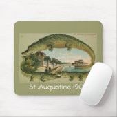 Alligatorgrenze St Augustine Florida 1905, St.… Mousepad (Mit Mouse)