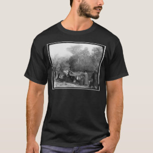 Alligatorjagd, Tomoka Fluss, Florida 1880-1897 T-Shirt