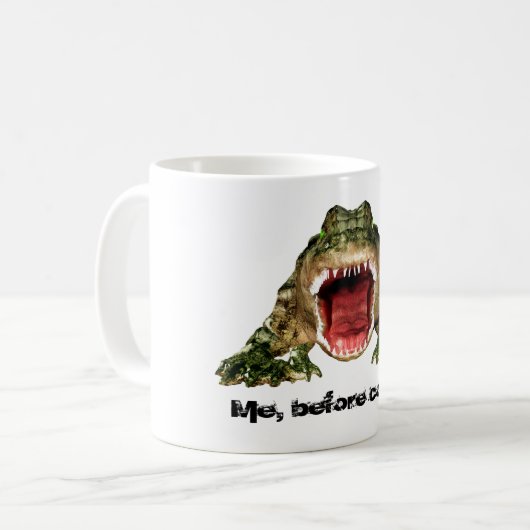 Alligatorkaffee-Tasse Kaffeetasse (Vorderseite Links)