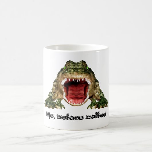 Alligatorkaffee-Tasse Kaffeetasse (Mittel)