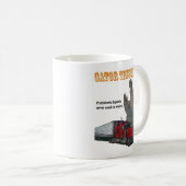 Alligatorlkw-transport Kaffeetasse (VorderseiteRechts)
