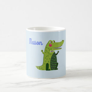 Alligatorniedlicher individueller Name Kaffeetasse