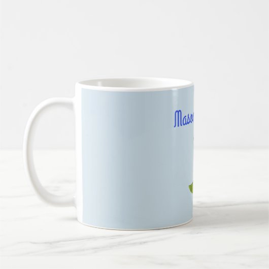 Alligatorniedlicher individueller Name Kaffeetasse (Links)