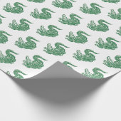 Alligatorpackpapier Geschenkpapier (Ecke)