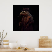 Alligatorposter Poster (Küche)