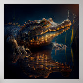 Alligatorposter Poster (Vorne)