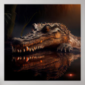 Alligatorposter Poster (Vorne)