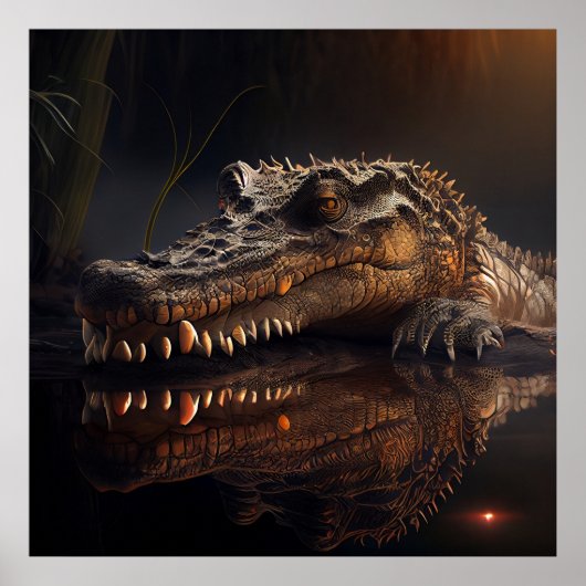 Alligatorposter Poster (Vorne)