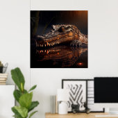 Alligatorposter Poster (Heimbüro)